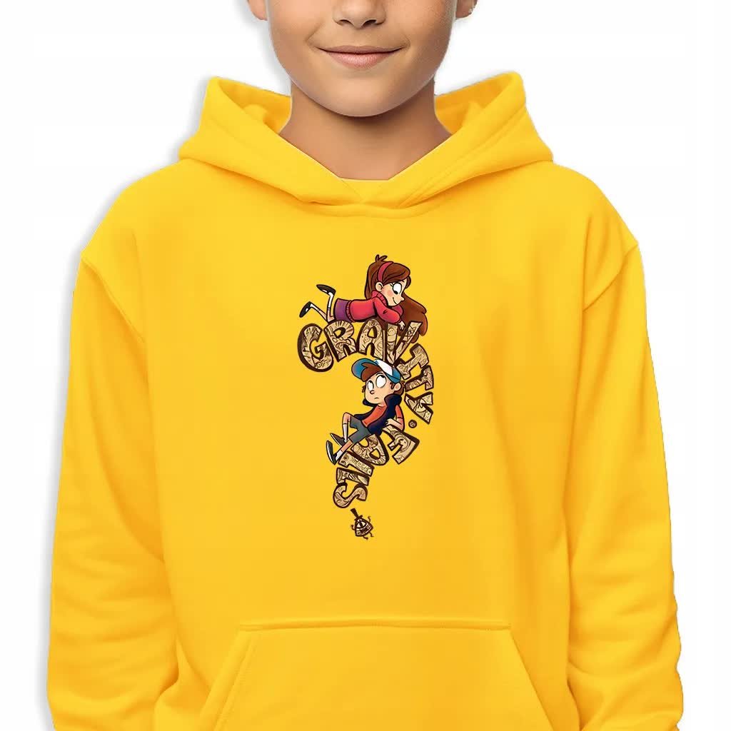 Bluza Dziecięca Z Kapturem Bawełniana 128 Cm Mabel&Dipper&Bill Mix Wzorów