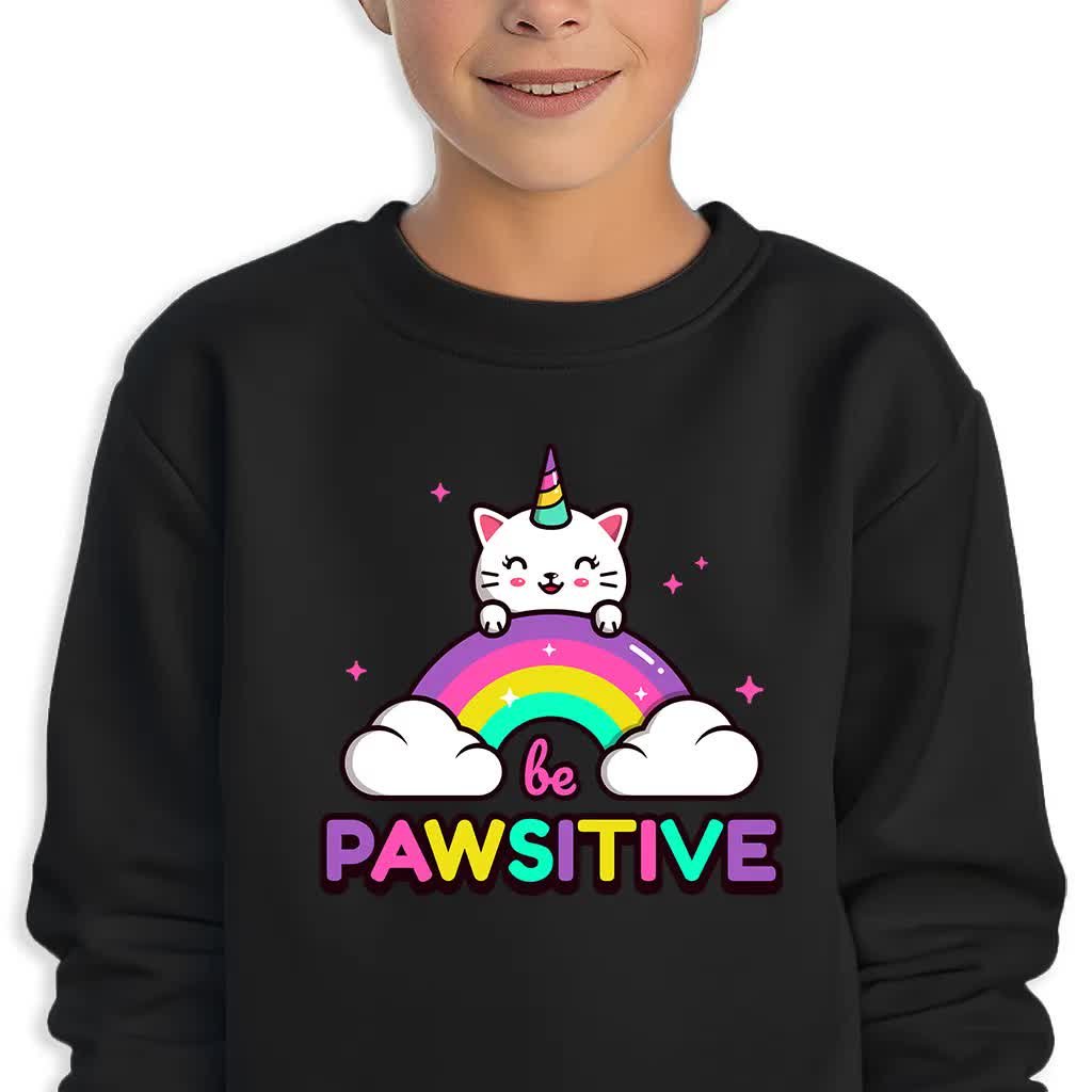 Bluza Dziecięca Czarna Be Pawsitive Mix Wiele Wzorów -152 Cm (12-13)