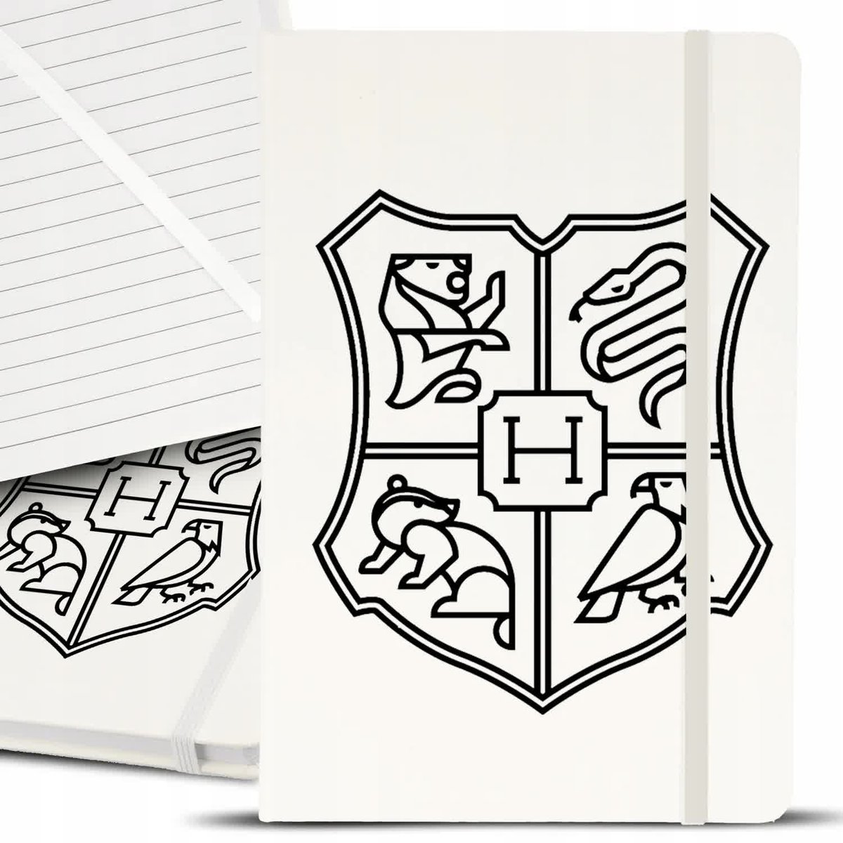 Notes Notatnik Bujo A5 Biały DLA CZARODZIEJA Wzory