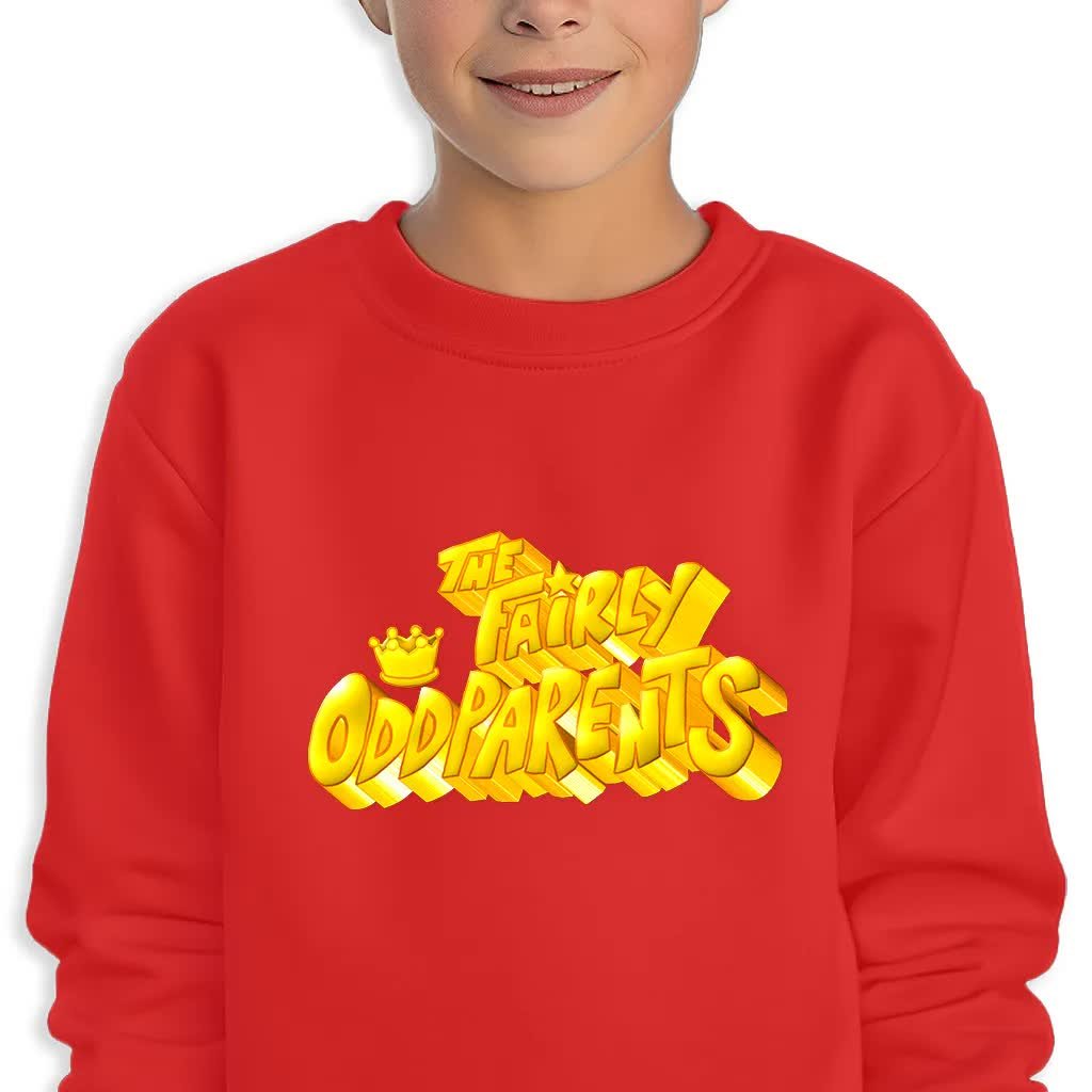 Bluza Dziecięca Czerwona The Fairly Oddparents Mix Wzorów -164 Cm (14-15)