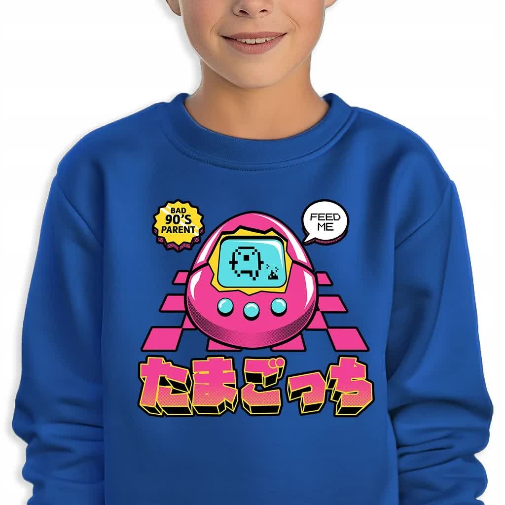Bluza Dziecięca Granatowy Różowe Tamagochi Mix Wiele Wzorów -164 Cm (14-15)