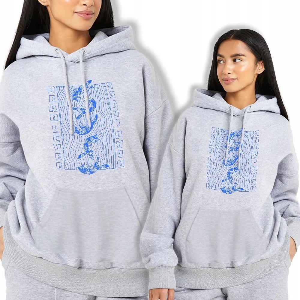 Bluza Kangurek Damska Szara Dead Levee Wz - Xxl
