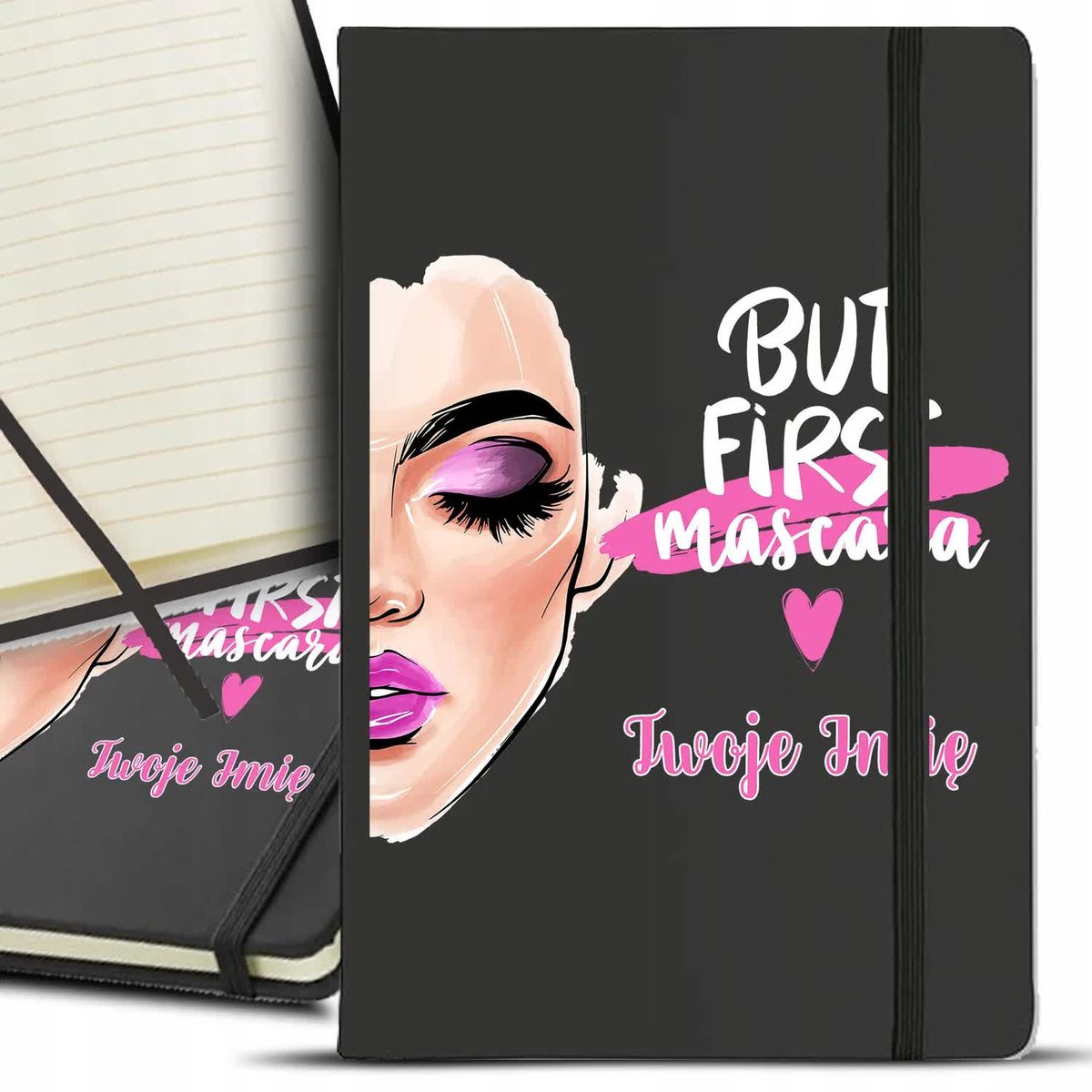 Notes Notatnik Bujo A5 Czar FIRST MASCARA IMIĘ Wz