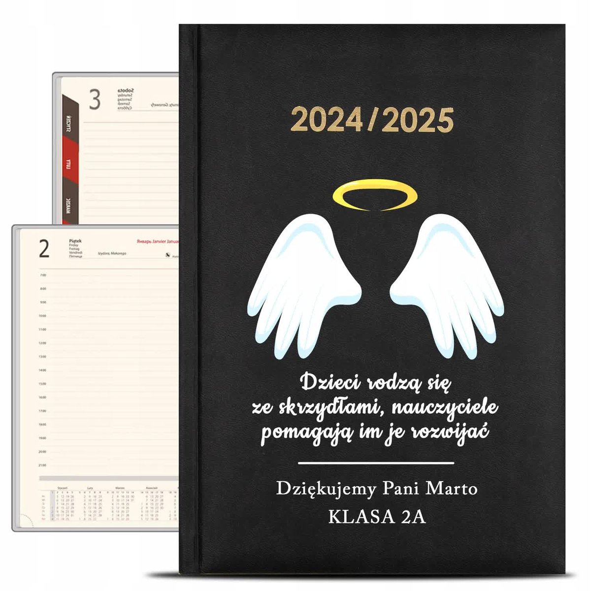 KALENDARZ Nauczycielski 2024/2025 NAUCZYCIELE POMAGAJA ROZWINĄĆ SKRZYDŁA Wz