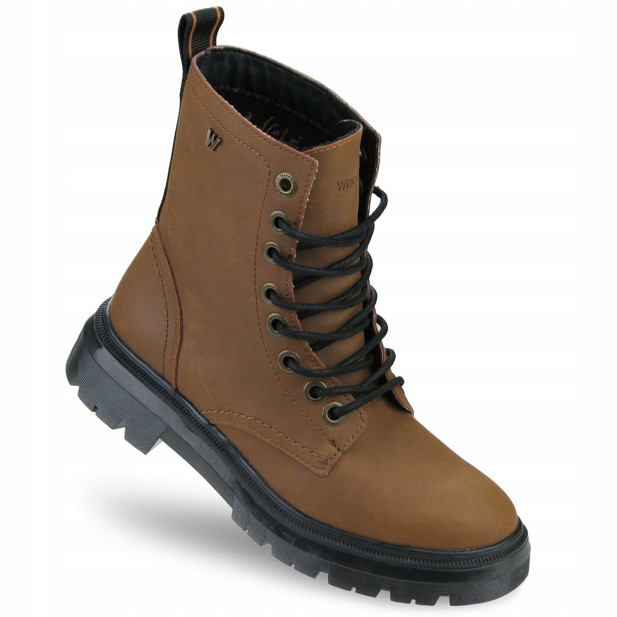 BOTKI buty damskie WRANGLER wysokie TRAPERY trzewiki DAKOTA glany 39