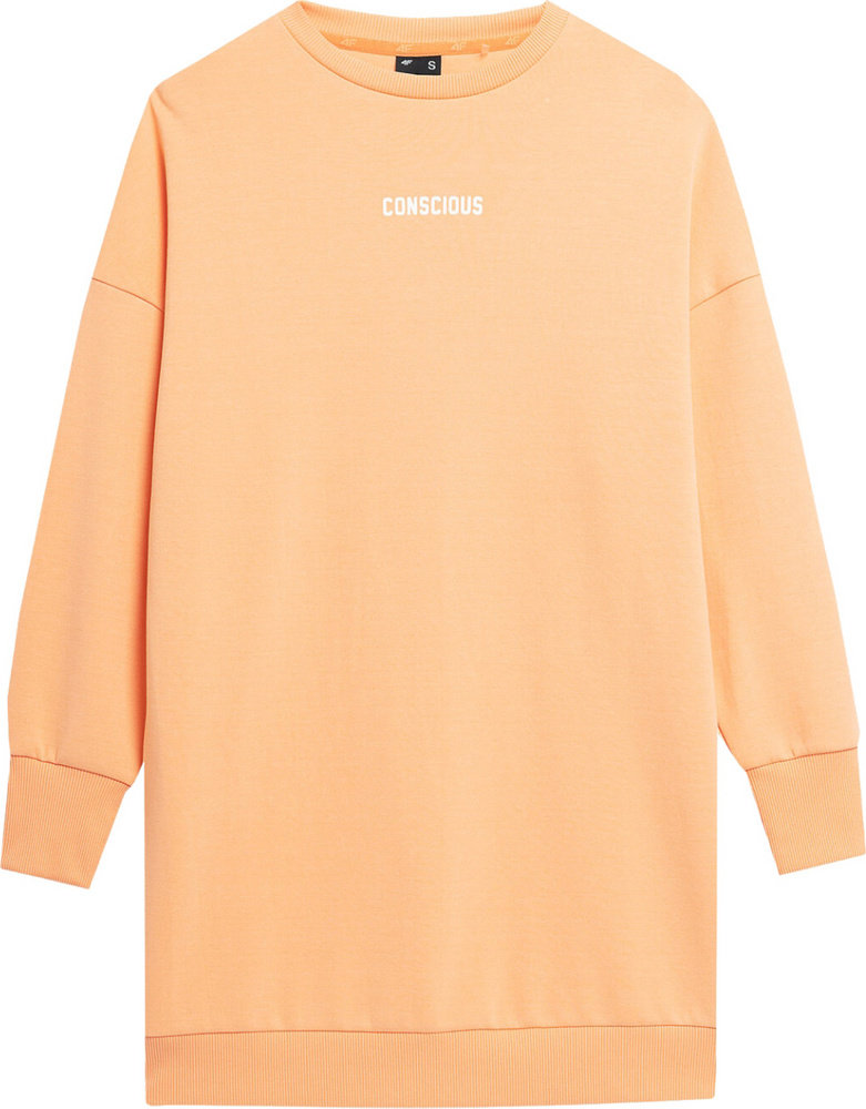 Bluza damska 4F F251 pomarańczowa 4FSS23TSWSF251 70S-XL