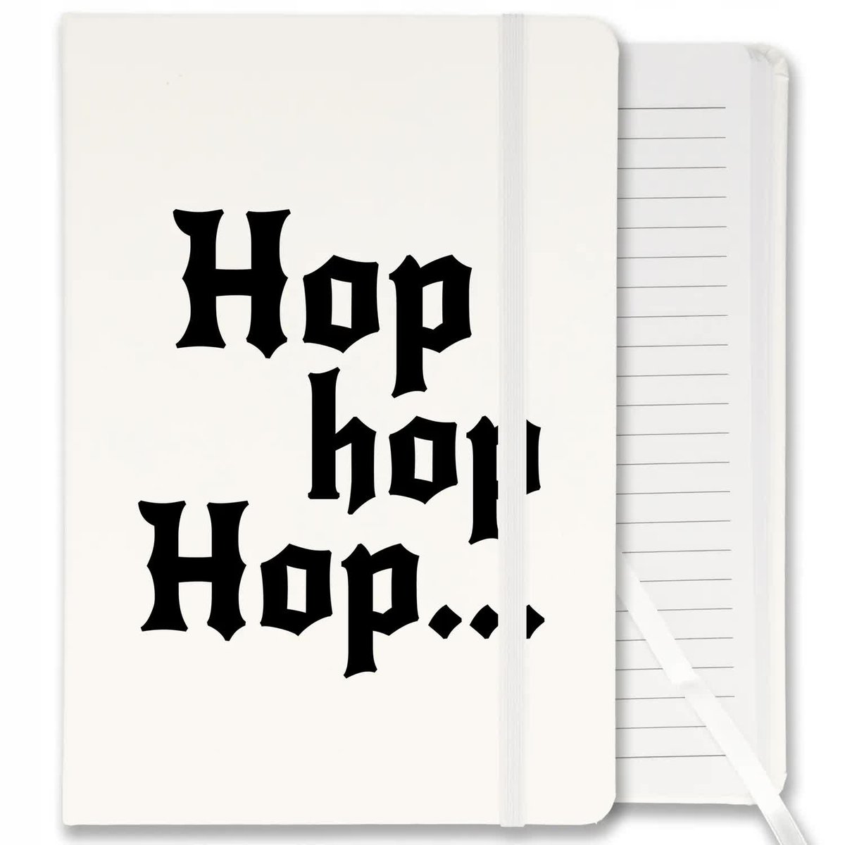 NOTES PLANER NOTATNIK A5 ZESZYT Z GUMĄ 1670 HOP HOP HOP JAN PAWEŁ WZORY