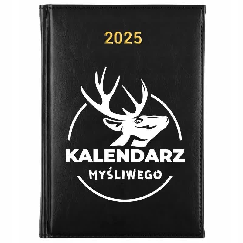 Kalendarz Książkowy A5 2025 KALENDARZ MYŚLIWEGO Planer Notes Wzory