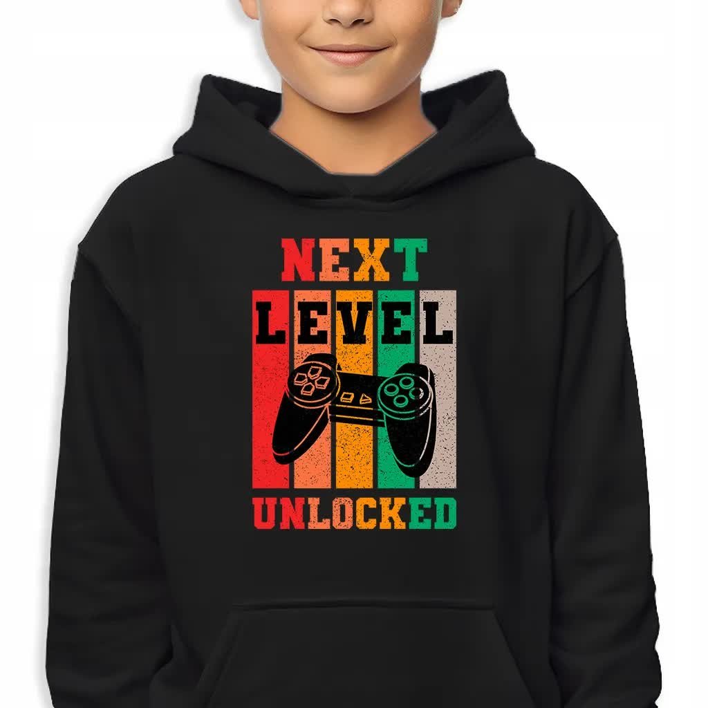 Bluza Dziecięca Z Kapturem 140 Cm Next Level Unlocked Gravity Falls Wzory