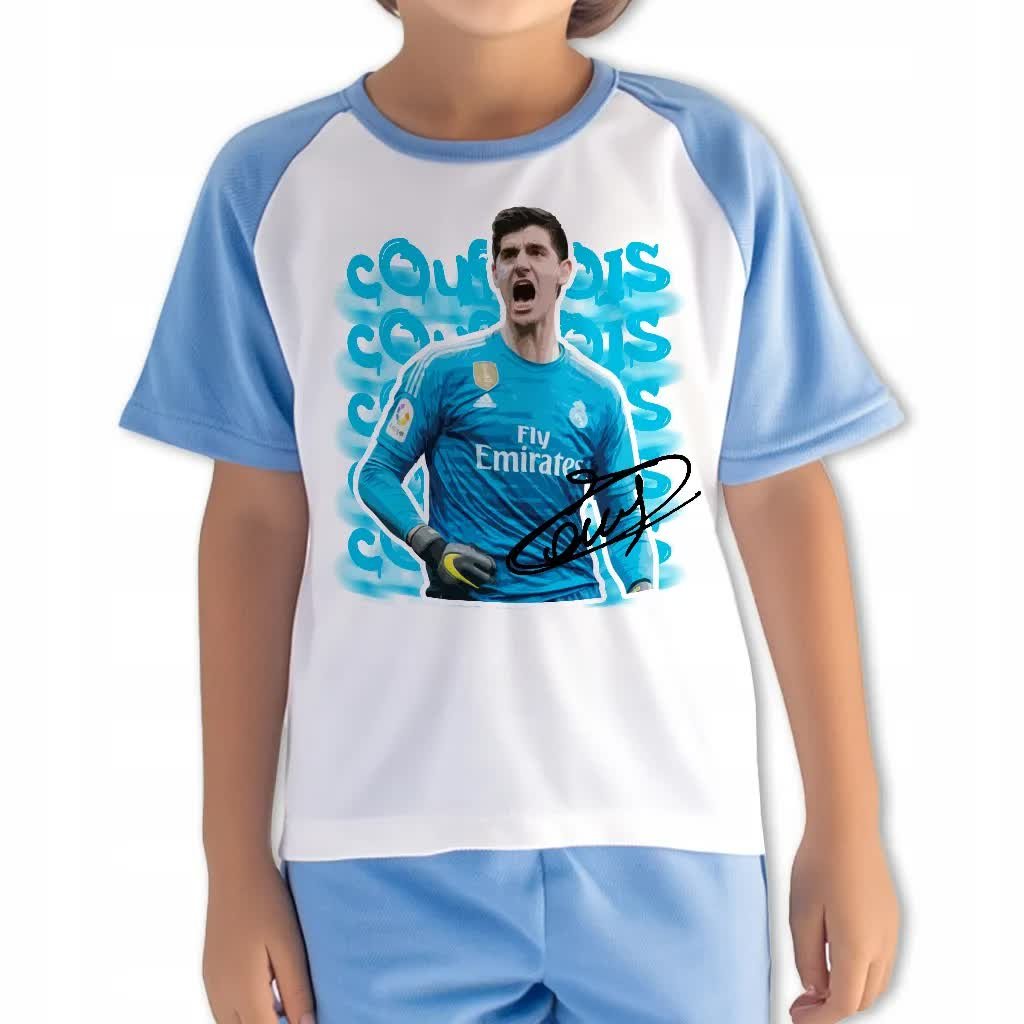 Piżama Dziecięca THIBAUT COURTOIS Koszulka + Spodnie Piłkarskie Wz 104 cm