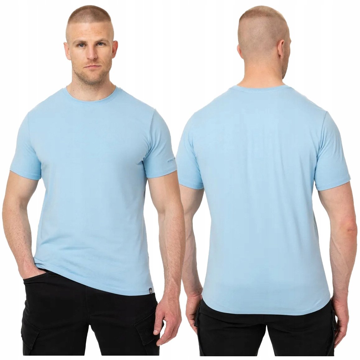 Koszulka męska T-SHIRT PIT BULL Slim Fit MINIMAL Pitbull bawełniana XXL