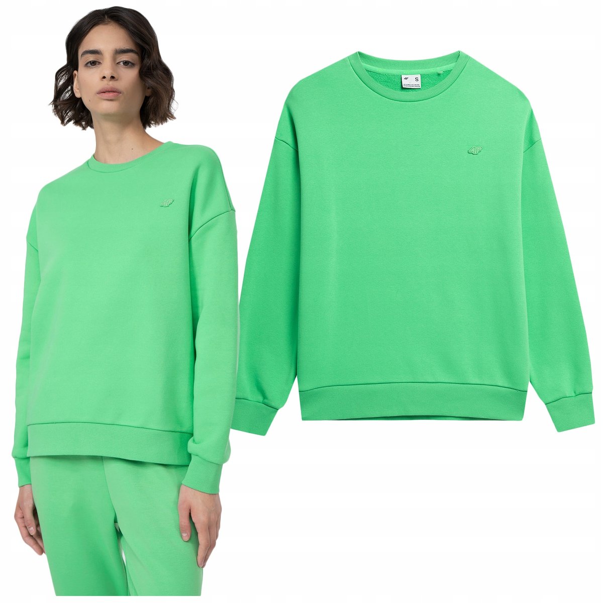 BLUZA damska SPORTOWA dresowa 4F TSWSF537 XL