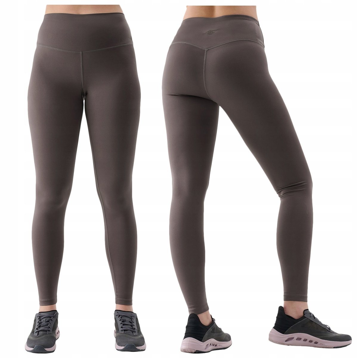 LEGGINSY damskie treningowe 4F SPODNIE na siłownię sportowe fitness XXL
