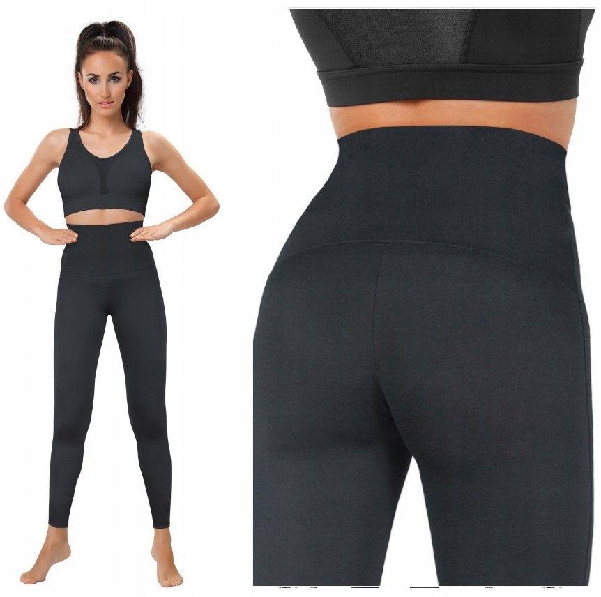 LEGGINSY damskie modelujące wyszczuplające STANTEKS MADE IN POLAND M