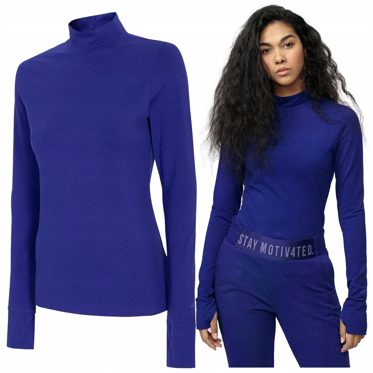 LONGSLEEVE BLUZA damska 4F koszulka TSDL001 XS