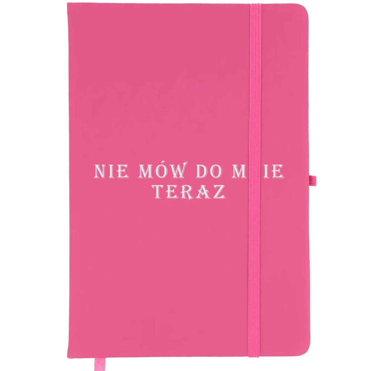 Notes Planer A5 Bullet Journal Róż NIE MÓW DO MNIE