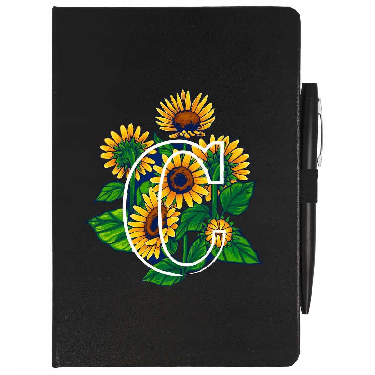 NOTES PLANER+ DŁUGOPIS A5 SŁONECZNIK IMIĘ Mix Wzor