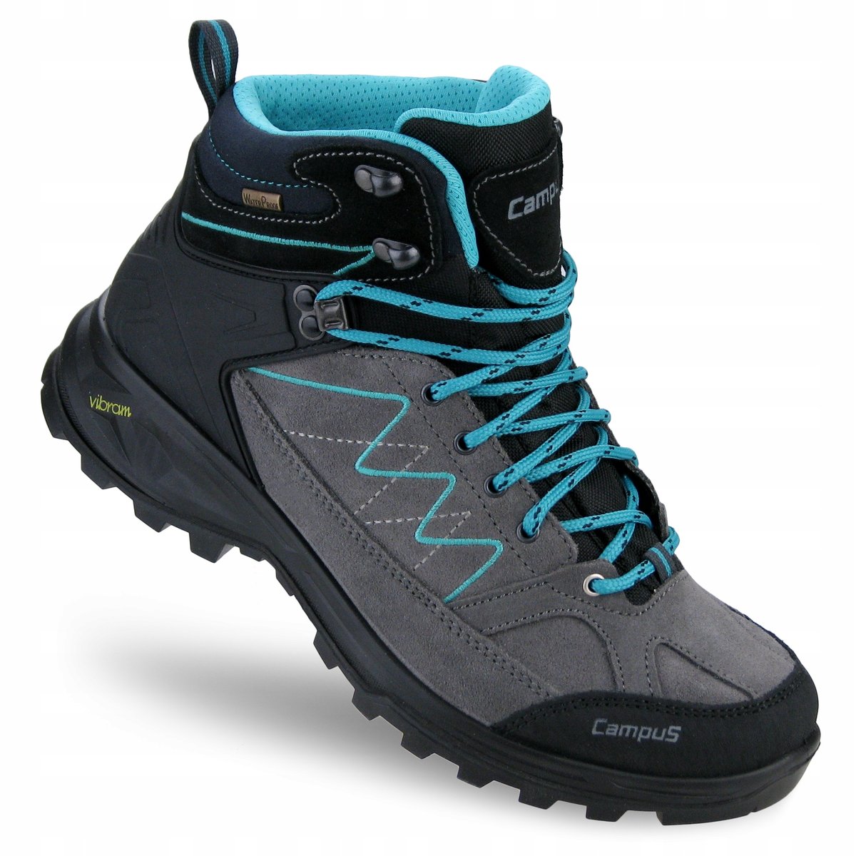 Buty TREKKINGOWE damskie CAMPUS TEMPEST wodoodporne przejściowe wysokie 37