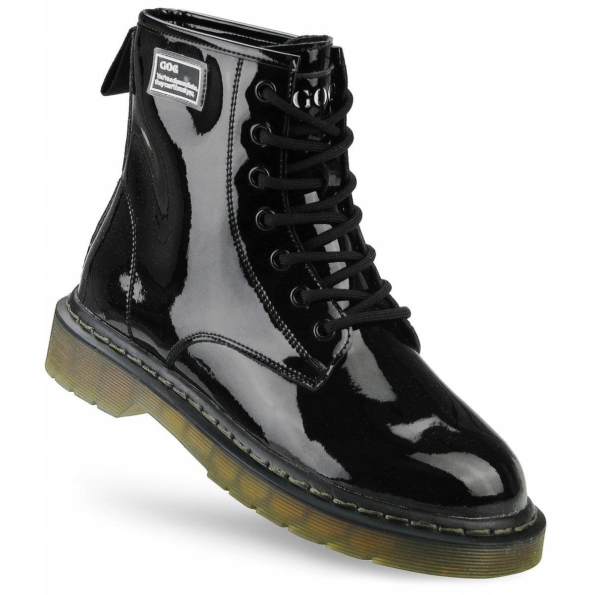 Buty damskie GOE trzewiki botki glany II2N4050 skórzane zimowe 37