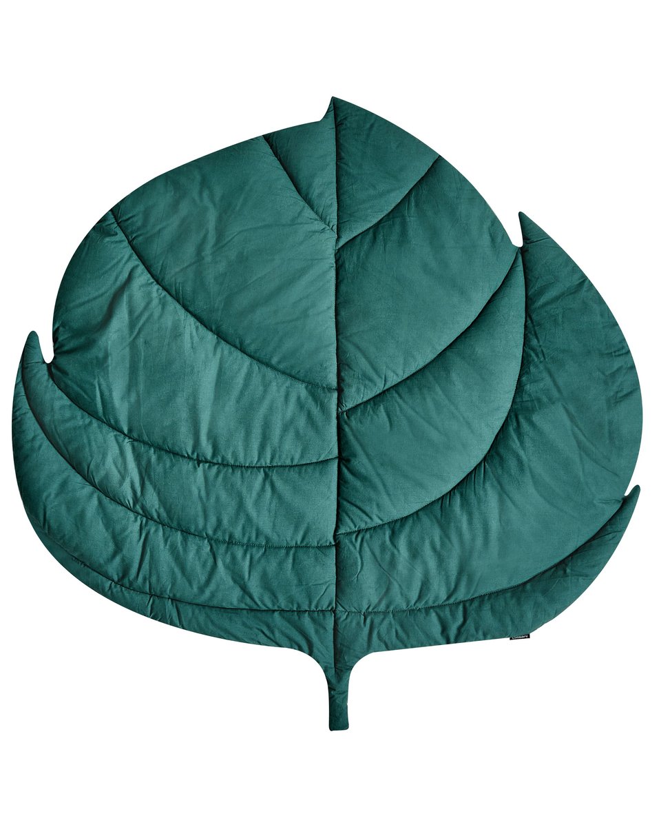 Mata do zabawy liść 110 x 110 cm zielona OLIMP