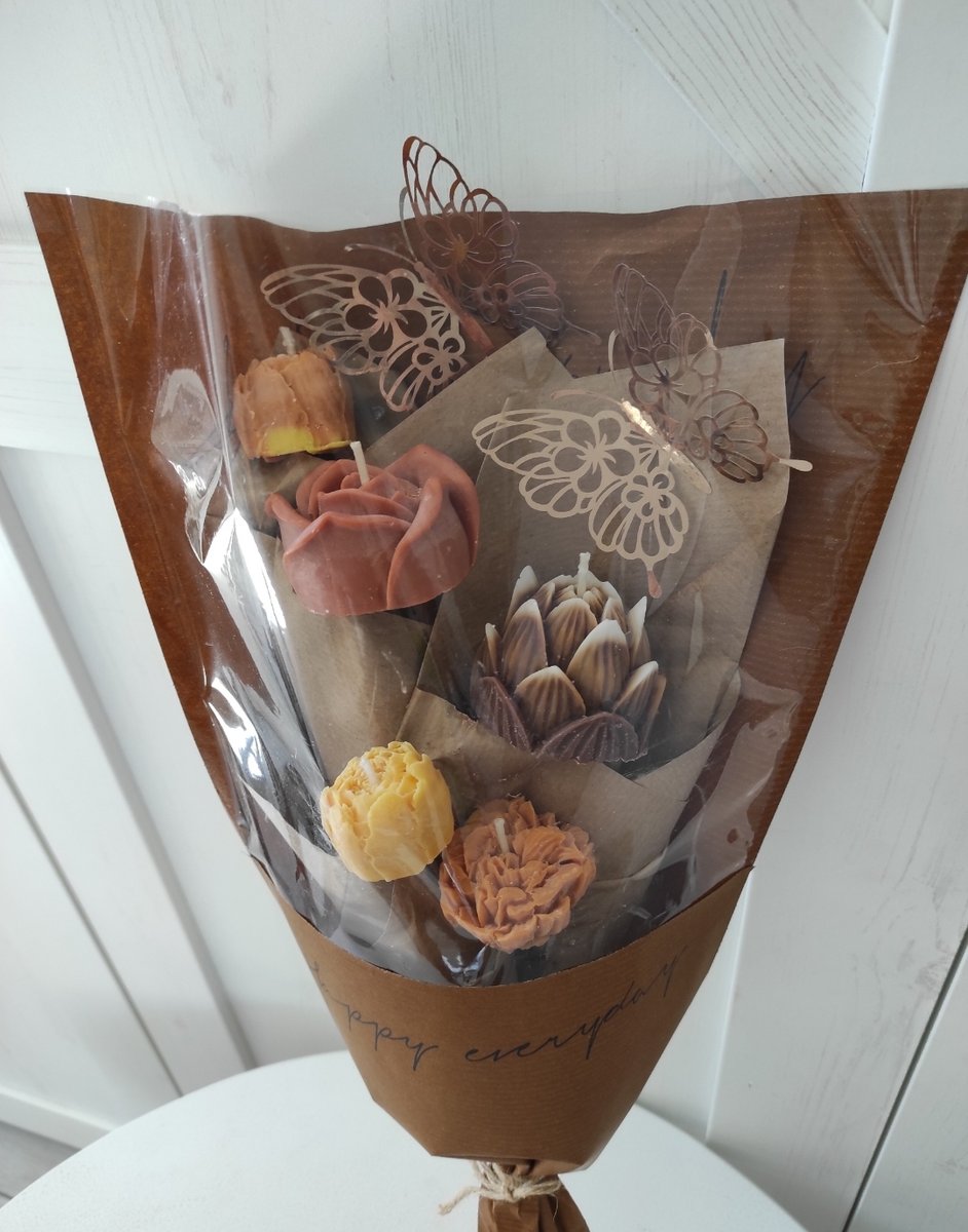 Bukiet świec sojowych Jesień