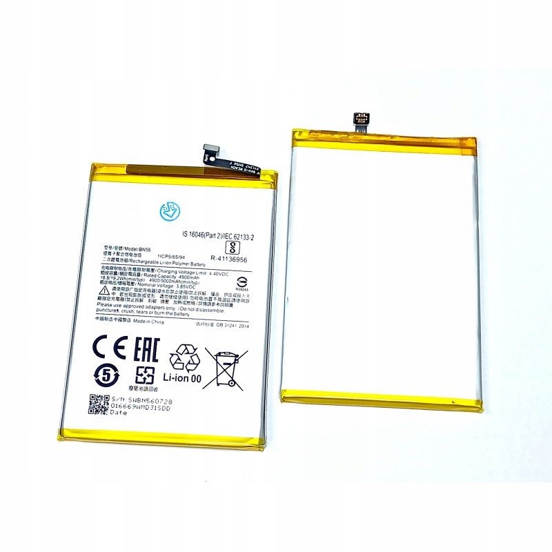 Bateria Do Xiaomi Redmi 9A Redmi 9C Bn56 5000Mah