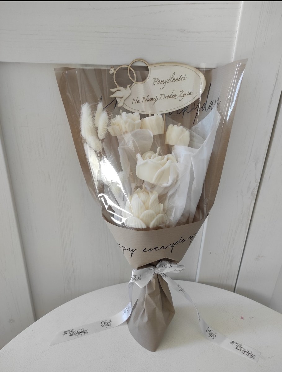 Bukiet świec sojowych Zima