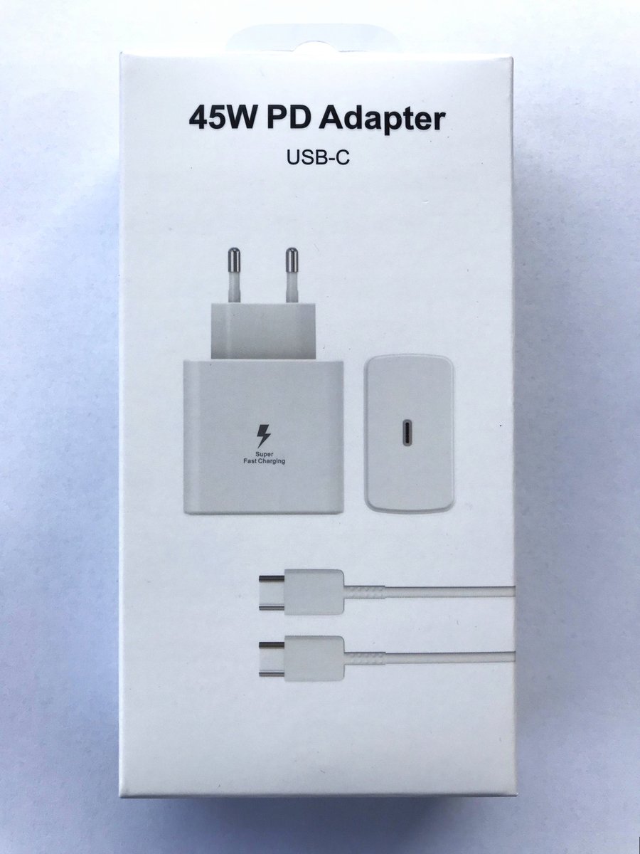 Ładowarka Zasilacz do Samsung 45W USBC Ładowarka + Kabel 1m USB typu C
