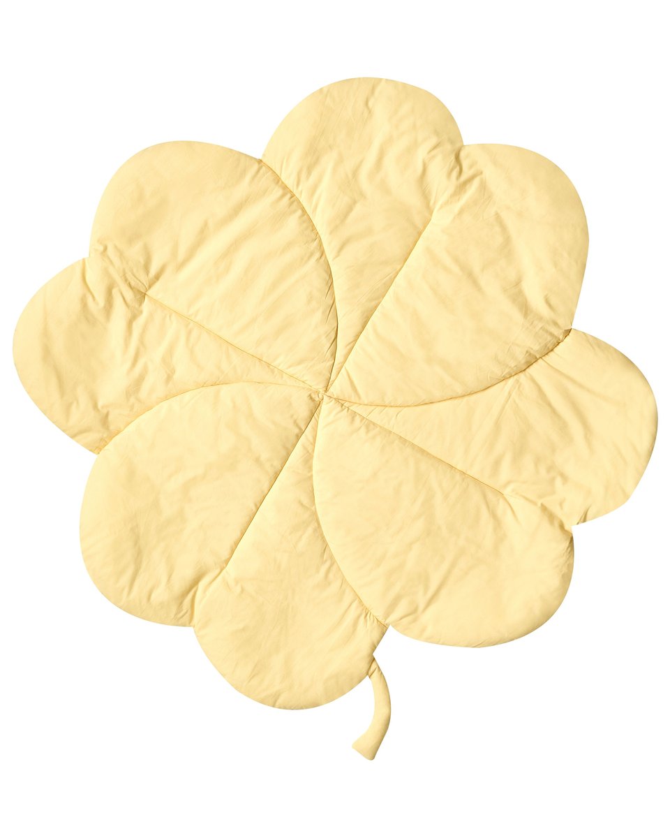 Mata do zabawy liść 110 x 110 cm zółta ACADINE