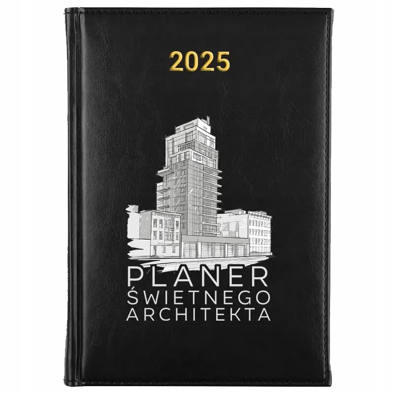 Kalendarz Książkowy A5 2025 PLANER ŚWIETNEGO ARCHITEKTA Terminarz Planer Wz
