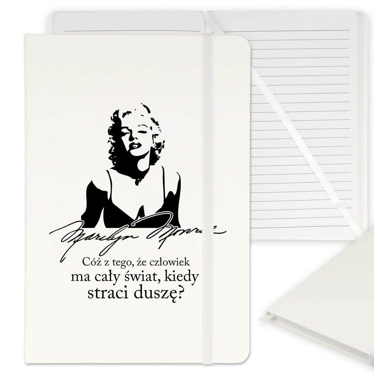 NOTES PLANER NOTATNIK MARILYN MONROE CYTATY WZÓR