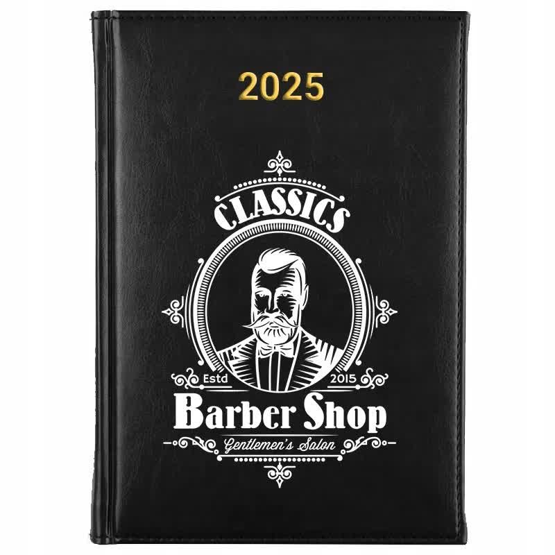 Kalendarz Książkowy A5 2025 CLASSICS BARBER SHOP Terminarz Planer Notes Wz