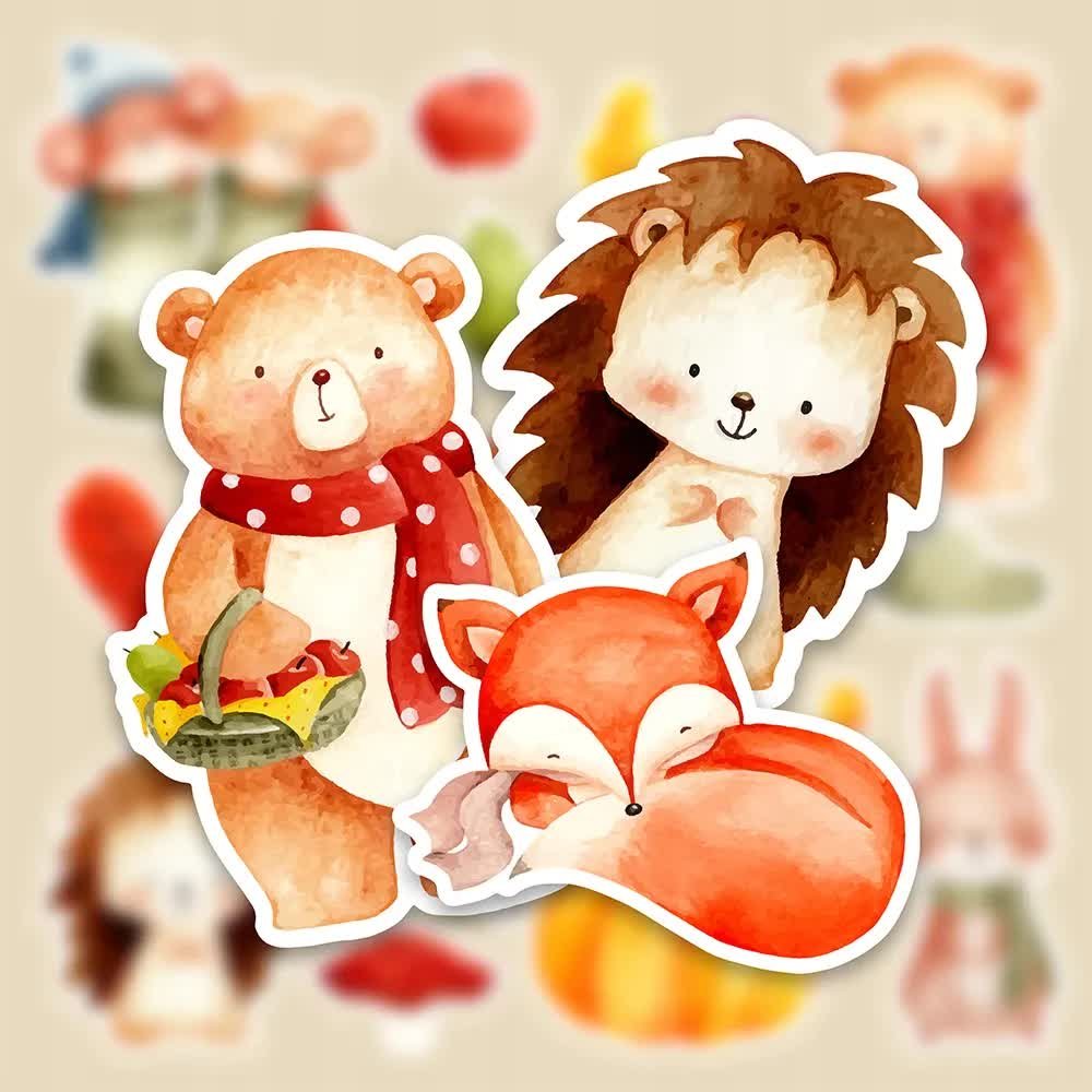 Naklejki Do Planera Kalendarza Bujo JESIEŃ DYNIA