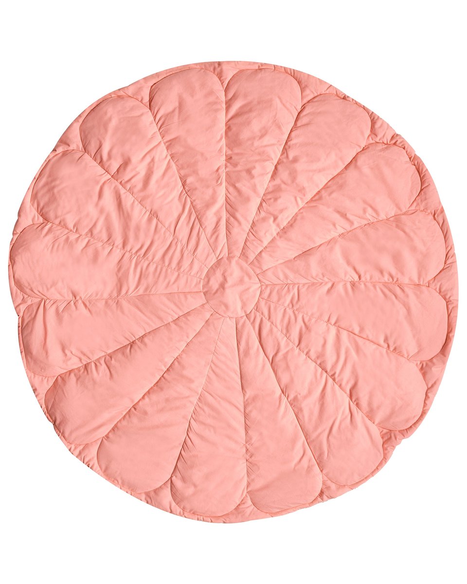 Mata do zabawy kwiat 110 x 110 cm różowa ELIZJUM