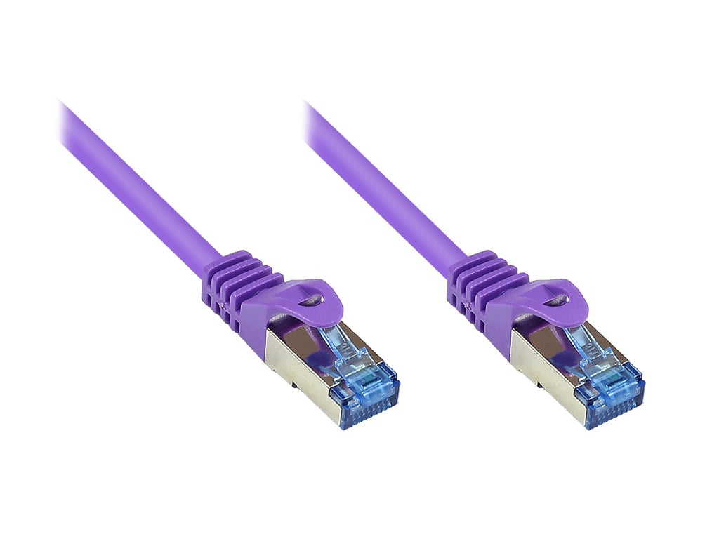 Alcasa Cat6a 1.5m kabel sieciowy Fioletowy 1,5 m S/FTP (S-STP) 8060-H015V