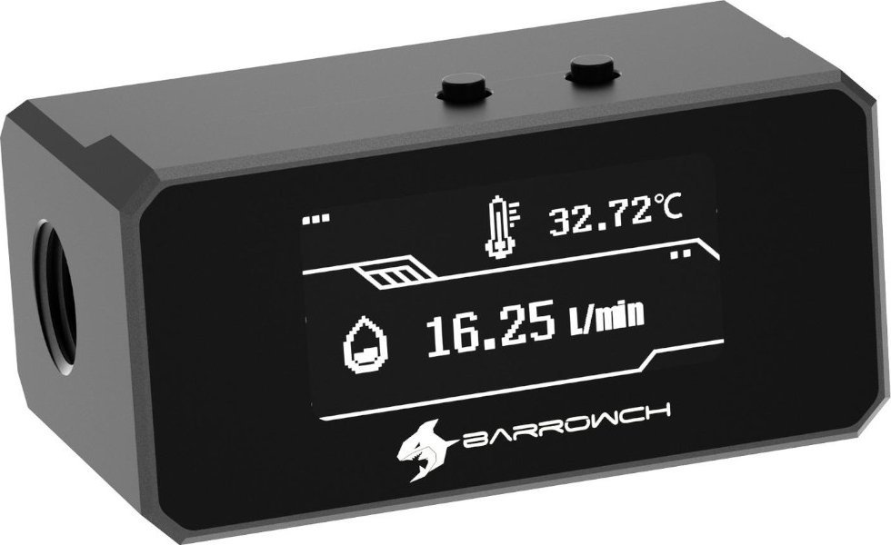 Barrow Flussmeter OLED - schwarz