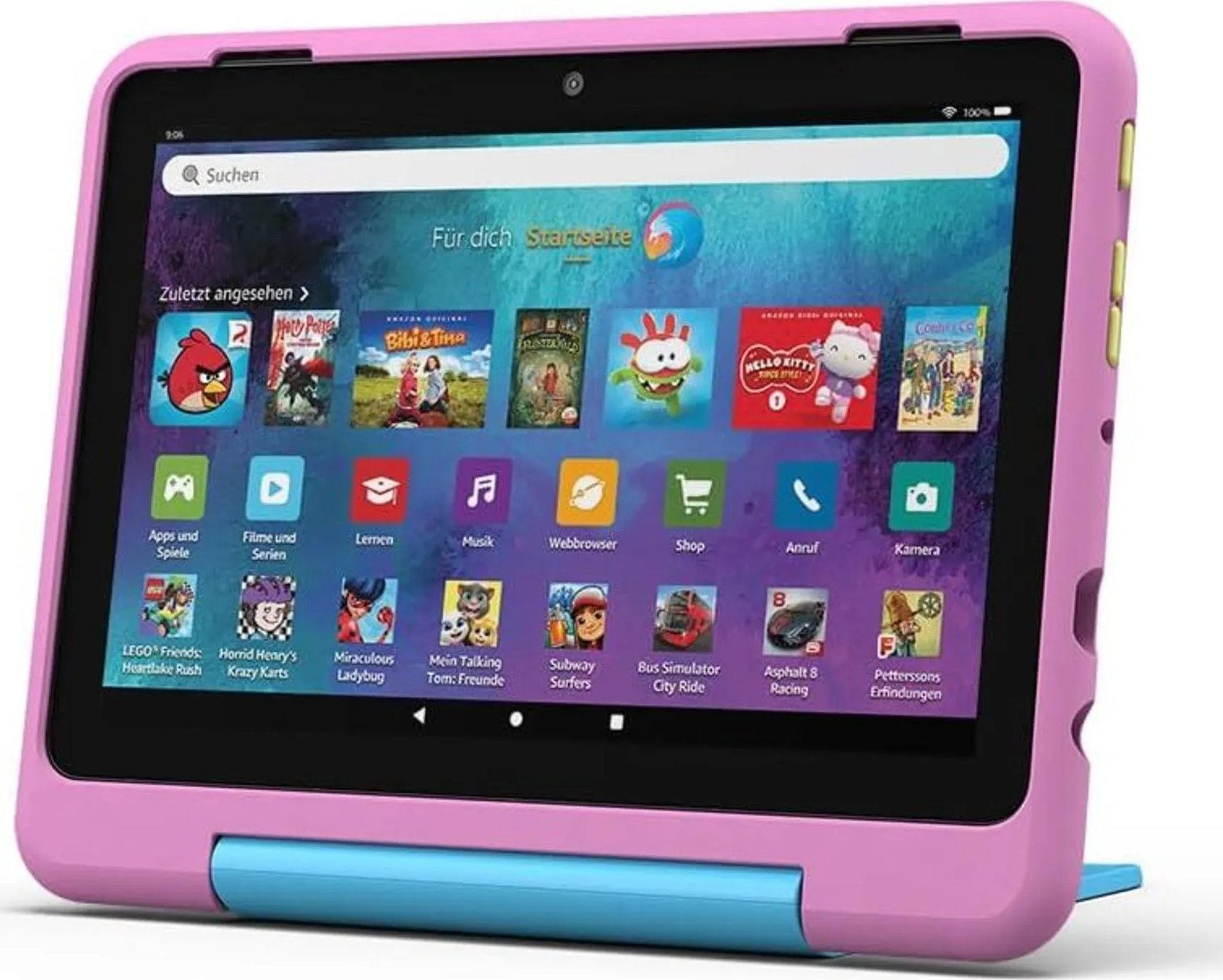 Amazon Fire HD 8 32GB Kids Pro 2024, pink/jungle cat