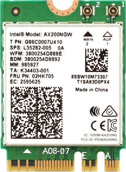 Karta sieciowa Intel Intel Wireless-6 AX201.NGWG.NV/ non vPro M.2 2230 CNVi
