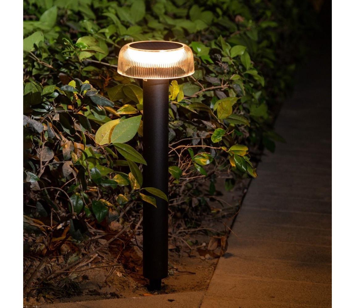 Zuma Line PT33111 - LED Lampa solarna BLUET LED/2,5W/2000 mAh IP44 czarny