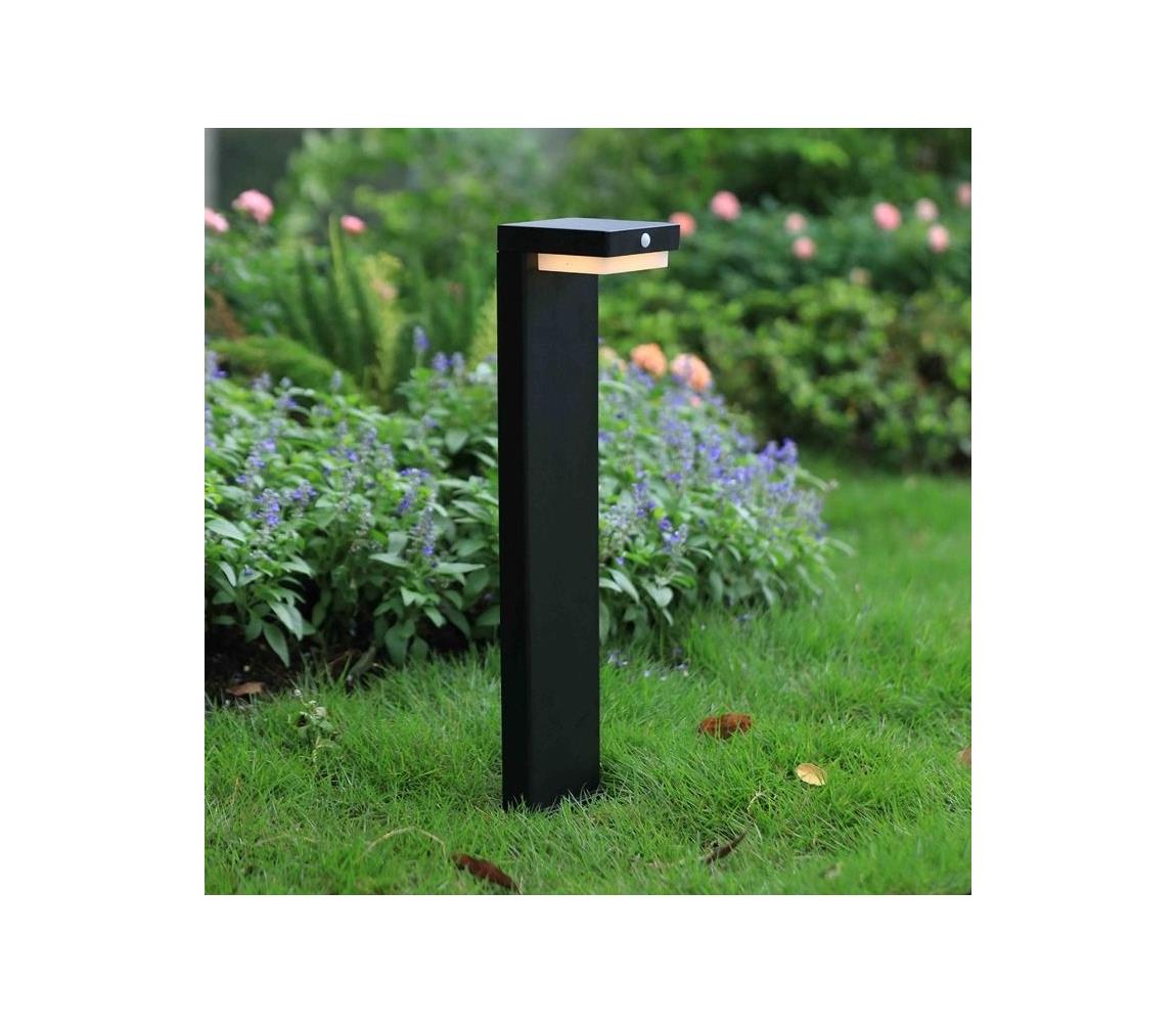 Zuma Line PT33813 - LED Lampa solarna GRID LED/4,5W/2000 mAh IP44 czarny