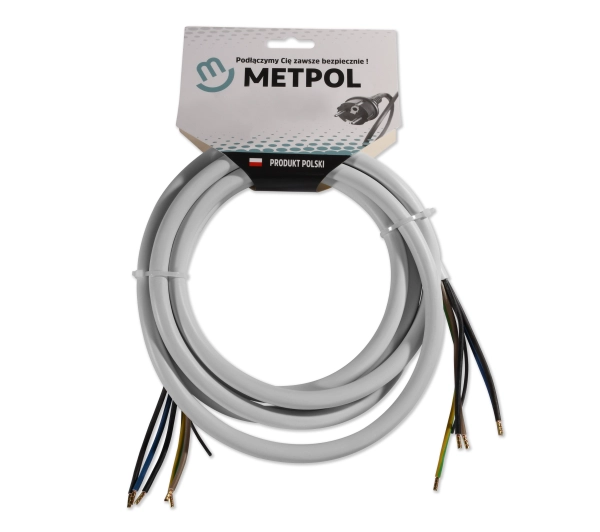 Metpol 5x2,5 dł. 2,5 m H05VV-F 5G2,5 L-2500 art. 1351713/2038