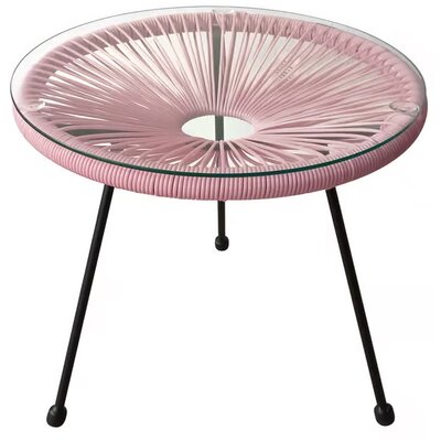 Stolik ogrodowy PATIO Arthur Różowy