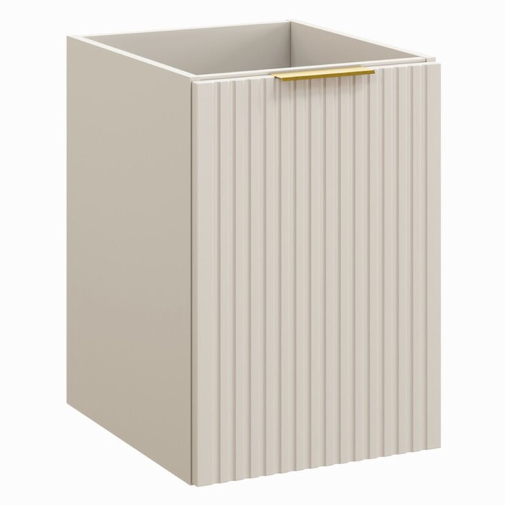 Szafka pod blat z koszem na pranie 81-40-1DK Kolekcja ADEL CASHMERE Kaszmirowy Mat