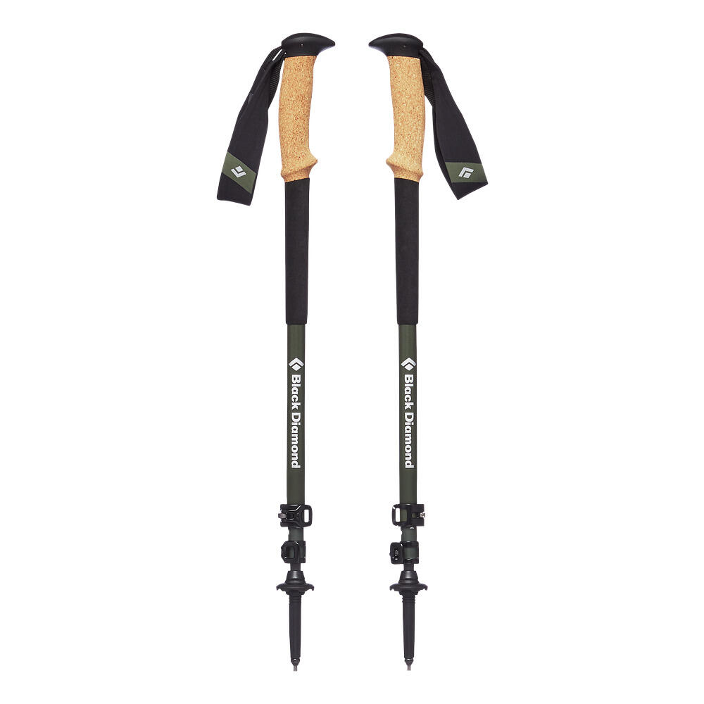 Black Diamond Alpine Kijki trekkingowe Carbon i korek, tundra 100-130cm 2021 Kijki BD1125143010ALL1