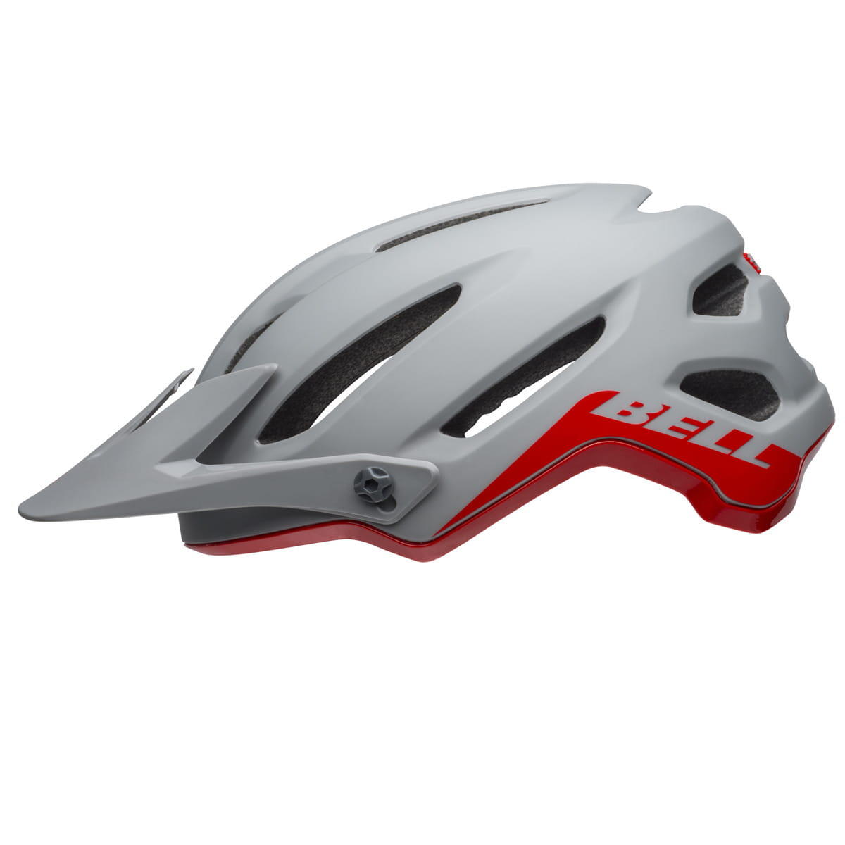 Bell 4Forty Kask rowerowy, cliffhanger matte/gloss dark gray/crimson L 58-62cm 2020 Kaski MTB 210182-023