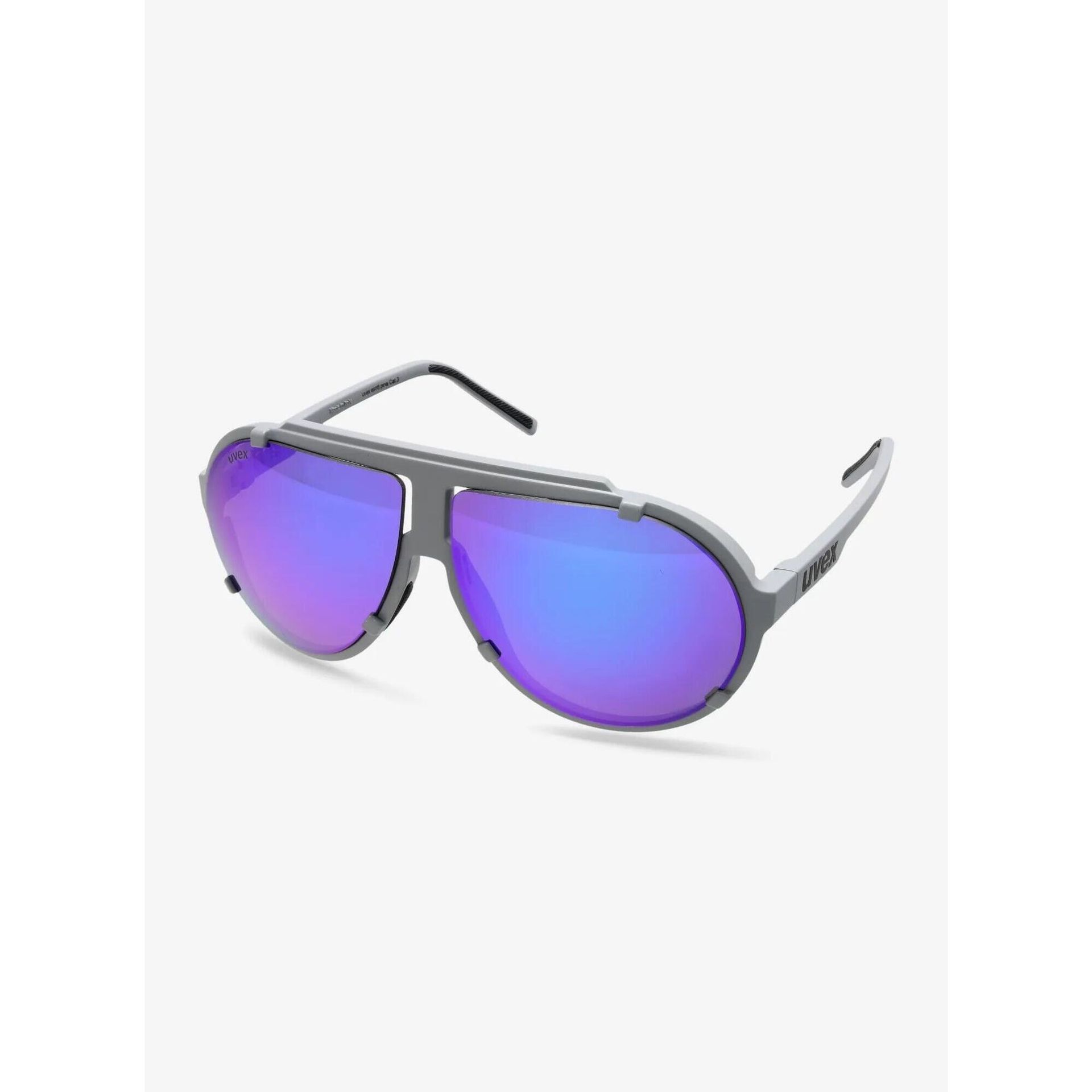 Okulary przeciwsłoneczne Uvex Esntl Pina - grey matt/mirror purple