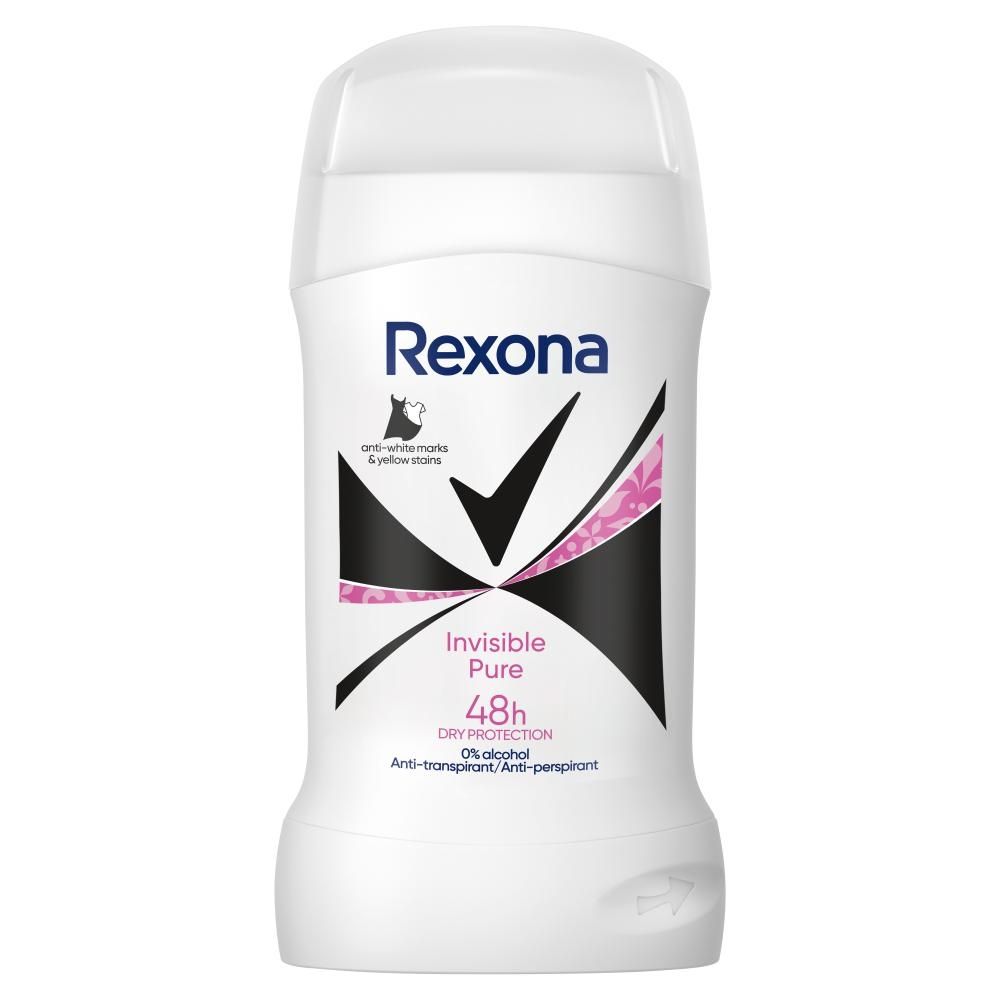 Rexona Invisible Pure Antyperspirant w sztyfcie 50 ml