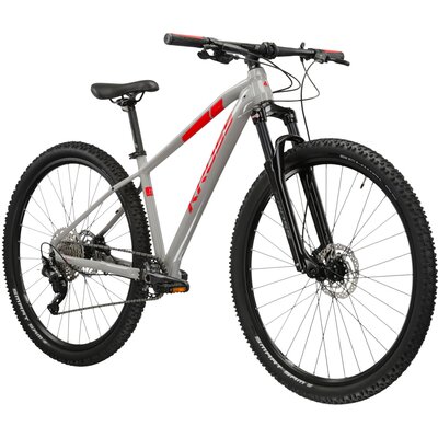 Rower górski MTB KROSS Level 4.0 M17 29 cali męski Szaro-czerwony