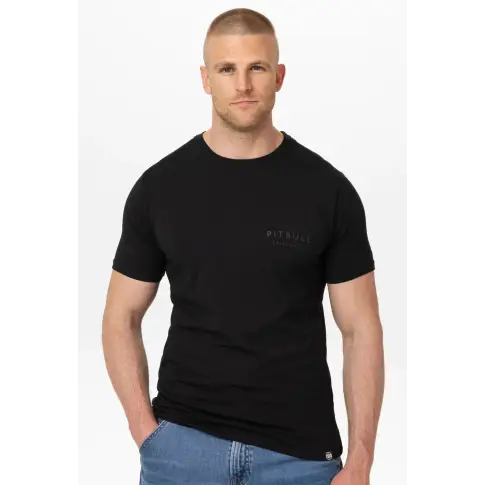 Pit Bull T-shirt Koszulka Męska Washed USA CAL Black