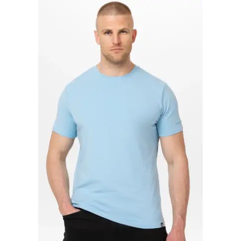 Pit Bull T-shirt Koszulka Męska Slim Fit Minimal Light Blue